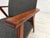Wood Danish Highback Armchair in Fabric and Teak, 1970s For Sale - Image 7 of 16