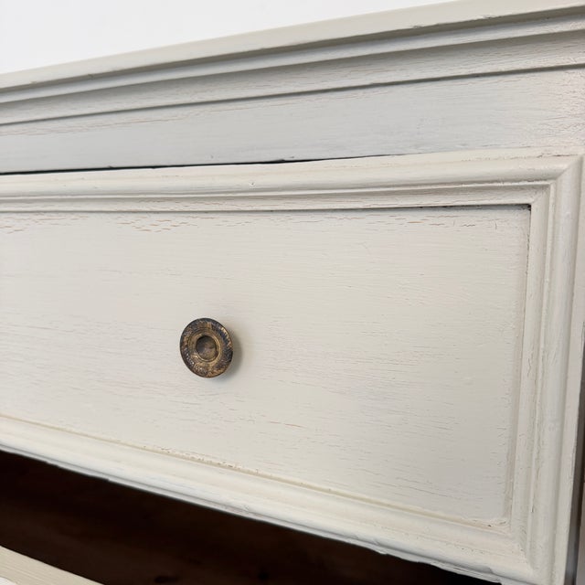 Antique German Painted Chest of Drawers with Doors, 1860 For Sale - Image 10 of 15