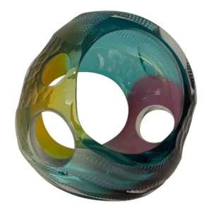 "Transformation #2" Abstract Glass Sculpture