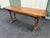 Rustic Tavern Oak Flip Top Dining Console Table For Sale - Image 10 of 12