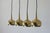 This set of four pendant lamps, manufactured by Frandsen Lighting in Denmark, is an elegant nod to the Scandinavian...