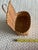 Vintage Beautiful Cherokee White Oak Wall Basket – Orig. Certification Tag by Renowned Alyne Driver For Sale - Image 12 of 15