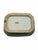 Transitional Vintage Blue Ceramic Oversized Pedestal Soap Dish For Sale - Image 3 of 6