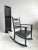 Black Set of Rocking Chair & Travel Confessional from Baker and Co, 1930s For Sale - Image 8 of 9