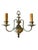 Early 20th Century Antique Silver Plate Double Wall Sconces - a Pair For Sale - Image 5 of 8