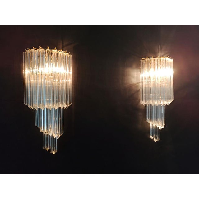 Vintage Murano Wall Sconces, 1990, Set of 2 For Sale - Image 10 of 18
