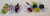 Italian Vintage Petite Glass Candy Pieces - Set of Six For Sale - Image 3 of 5