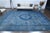 1970s Vintage Persian Handmade Wool Cotton Blue Area Rug For Sale - Image 11 of 11