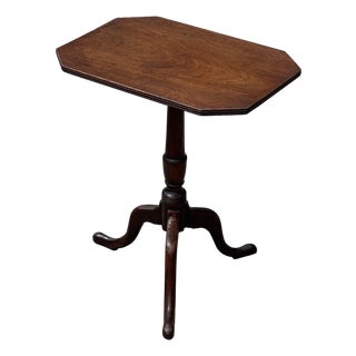 Antique George III Mahogany Tripod Table, 1790 For Sale
