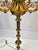 Mid 20th Century Mid 20th Century Neoclassical 10-Light Brass Candelabra Floor Lamps With Shades - a Pair For Sale - Image 5 of 17