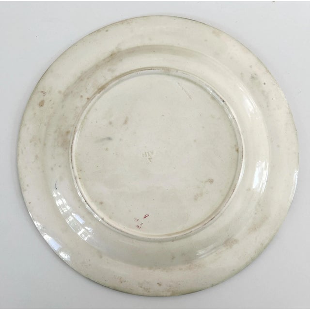 Late 19th Century Antique 19th Century Majolica Wedgewood Fish & Seaweed Plate Impressed C1880 For Sale - Image 5 of 5