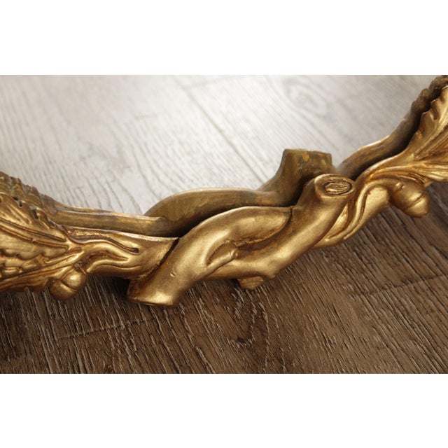Carved Giltwood Wall Mirror For Sale - Image 9 of 12
