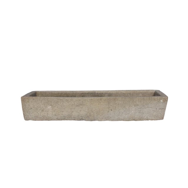 This stone trough is hand carved out one piece of stone and hand chiseled by the locals. This stone planter is ideal for...