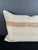 Contemporary Turkish Hemp Pillow Cushion Natural Beige Rust Pillow Cushion Cover 16" x 24" For Sale - Image 3 of 4