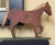 Mid 20th Century Folk Art Americana Painted Horse Solid Wood Figurine For Sale - Image 5 of 11