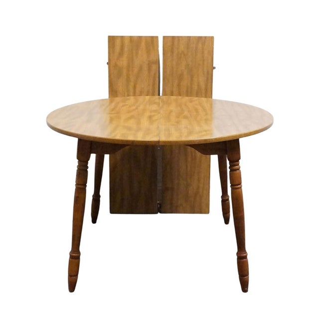 Wood Tell City Furniture Solid Hard Rock Maple 65" Oval Dining Table For Sale - Image 7 of 11