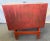 Vintage Hand Painted Chinese Red Trunk on Stand For Sale - Image 10 of 13