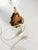 Olive Wood Table Lamp, France, 1960s For Sale - Image 9 of 11