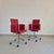 Red Leather Office Chair Bulo Pub & Club by Luc Vincent, 2000s For Sale - Image 14 of 14