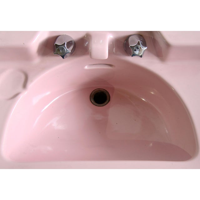 Vintage Mid Century Modern Henry Dreyfuss for Crane Pink Porcelain