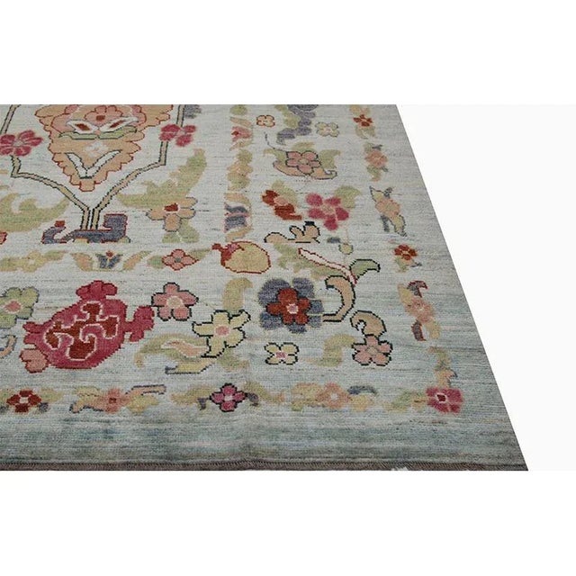 Handwoven Persian Sultanabad Area Rug 11’5″ X 16’3″ For Sale - Image 4 of 13