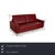 The Concept Plus sofa from Ewald Schillig is covered with a red real leather and is on round metal feet. The classic...