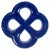 1960s Deep Blue Glazed Stoneware Wall Relief from Gustavsberg, 1960s For Sale - Image 5 of 5