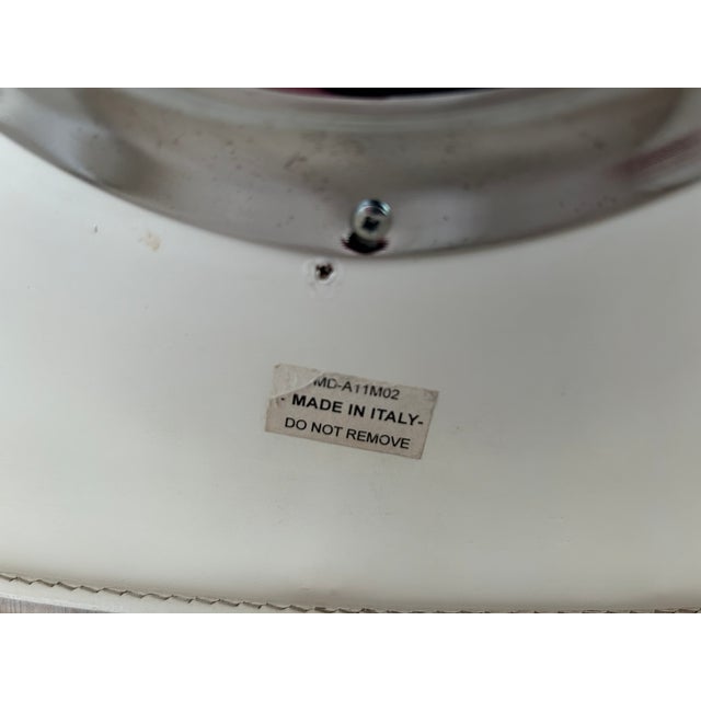 Vintage Italian Leather Bar Stool, 1980s For Sale - Image 11 of 12