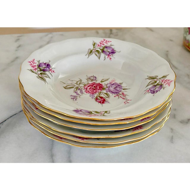 Mid-Century Modern Vintage Polish China Bowls, Favolina - Set of 6 For Sale - Image 3 of 9