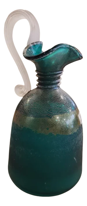 Green Murano Vase, 1990s