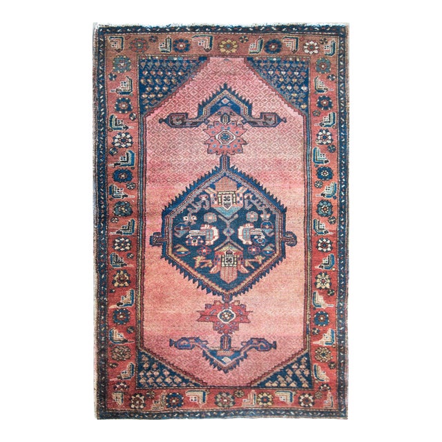Early 20th Century Persian Hamadan Rug For Sale