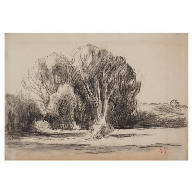 Maximilien Luce, Little House on the Prairie, Original Drawing For Sale