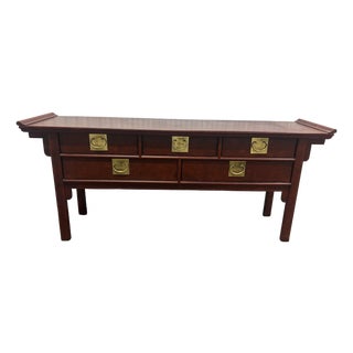 Chinoiserie Pagoda Style Sideboard For Sale