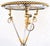 Italian Neoclassical Tripod Drinks Table Nickel and Brass 20th Century For Sale - Image 4 of 18