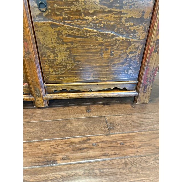 Antique Asian Distressed Console For Sale In Washington DC - Image 6 of 9