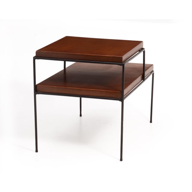 Paul McCobb Planner Group Iron Leg Tiered Side End Table Mid Century 1950s For Sale In Philadelphia - Image 6 of 13