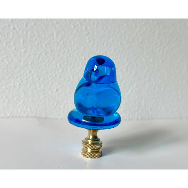 2020s Bluebird Glass Lamp Finial For Sale - Image 5 of 8