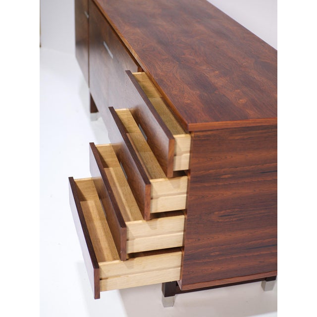 Wood Danish Sideboard in Rosewood by Ejgil Petersen, 1960s For Sale - Image 7 of 18