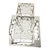 A striking pair of vintage graduated metal plant stands or display pedestals featuring elaborate openwork construction and...