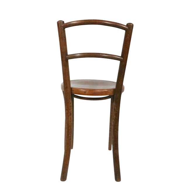 Classic Vienna Secessionist, Art Nouveau style cafe bistro dining chair, made in Czechoslovakia circa 1900/1920's...