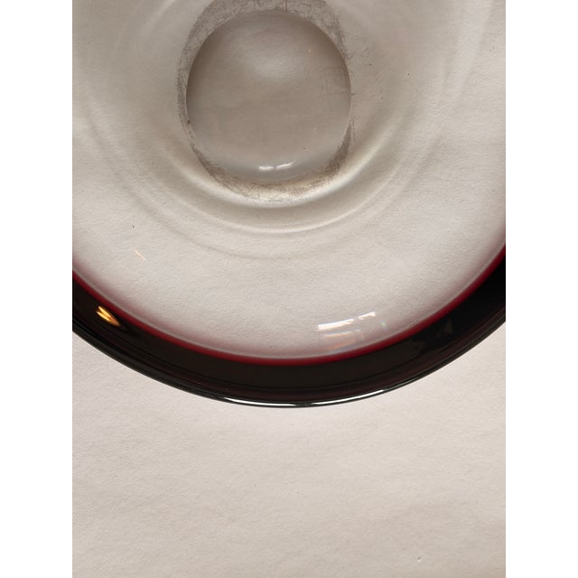 Scandinavian Bowl and Vase in Amethyst Glass by Vicke Lindstrand for Kosta Boda, 1950s, Set of 2 For Sale - Image 15 of 18