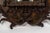 Baroque Regency Style Wall Mirror in Carved and Patinated Wood, 19th Century For Sale - Image 6 of 8