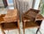 Vintage Oak Bedside Tables with Drawer and Niche, 1950s, Set of 2 For Sale - Image 4 of 13