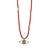 Christmas Vibe Watchful Evil Eye Pendant Red Beaded Necklace For Sale In Miami - Image 6 of 11
