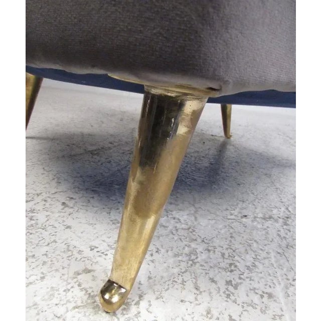 Italian Modern Lounge Chairs for Arredamenti Isa - a Pair For Sale - Image 9 of 11