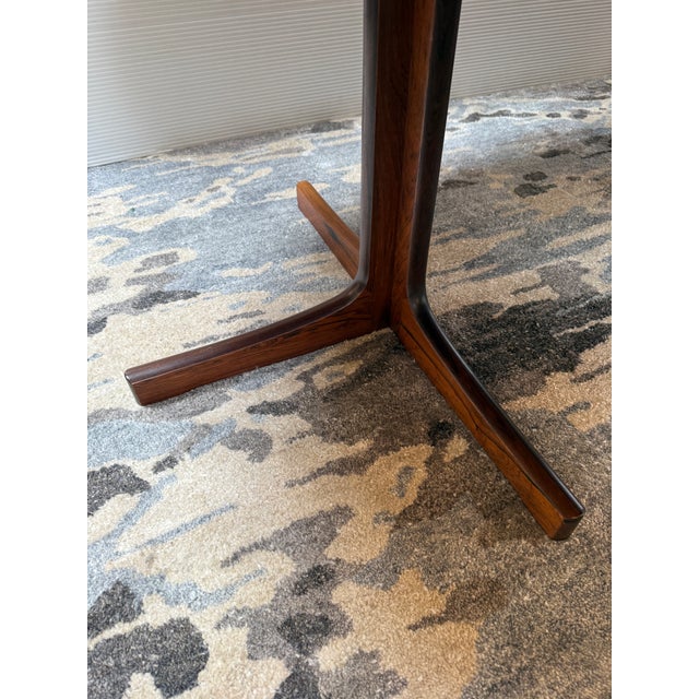 Zebra Wood Extension Dining Table, 48 Inches For Sale In San Francisco - Image 6 of 12