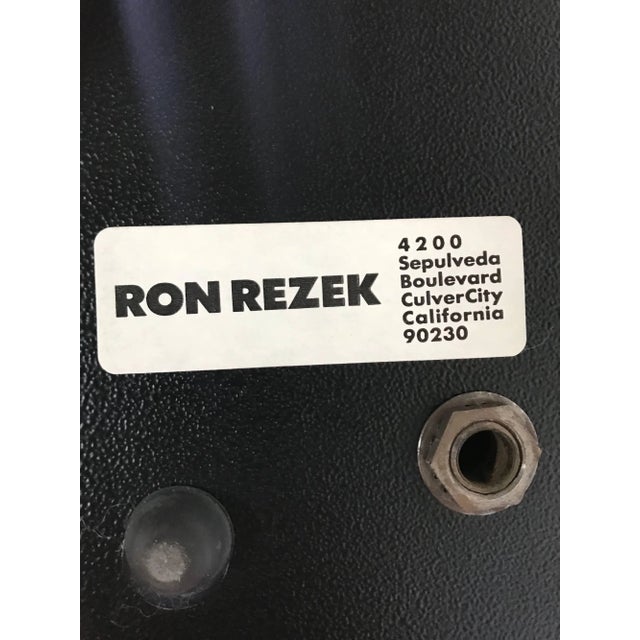 Metal Ron Rezek Postmodern Floor Lamp For Sale - Image 7 of 9