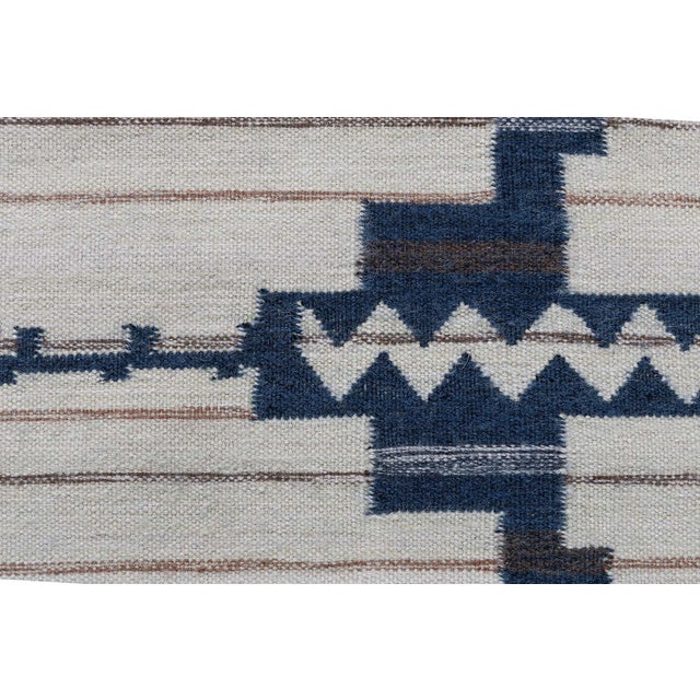 Textile Modern Swedish Runner by Doris Leslie Blau For Sale - Image 7 of 10