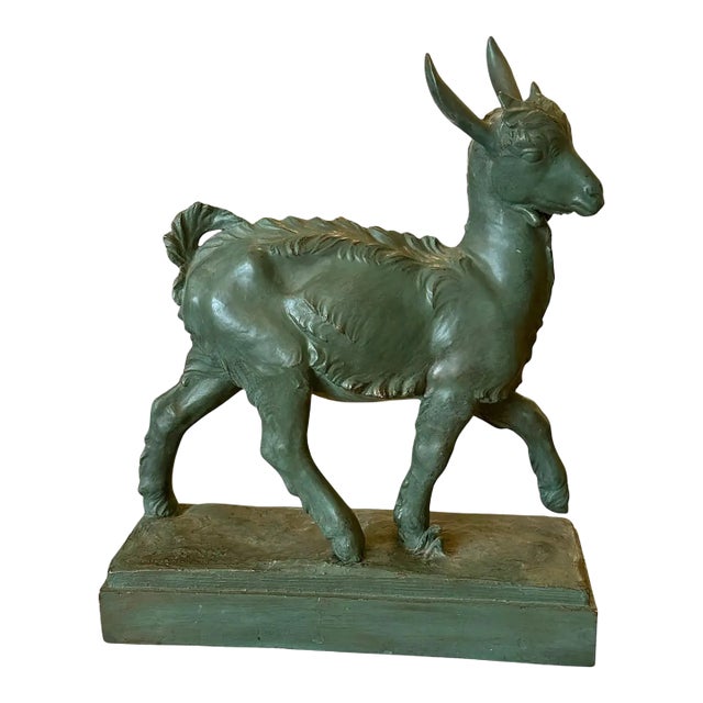 Sculpture of a Young Goat by Katharine Lane Weems For Sale
