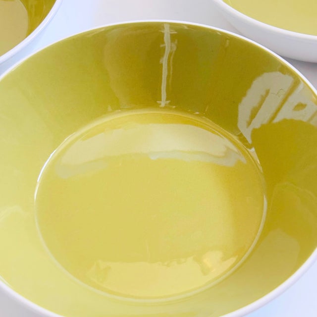 Ceramic Mid Century Mikasa Duplex by Ben Seibel Bowls - Set of 6 For Sale - Image 7 of 13